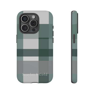 The Green & Grey Plaid | Phone Case