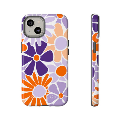 The Orange & Purple Floral | Phone Case