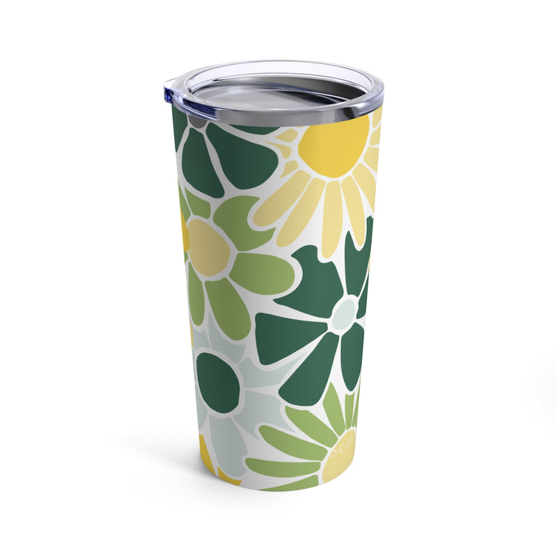 The Green & Yellow Floral | Tumbler 20oz