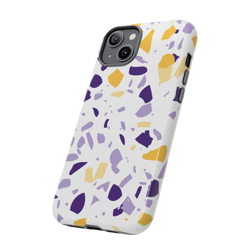 The Yellow & Purple Terrazzo | Phone Case