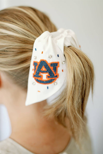 The Auburn University Beaded Scrunchie