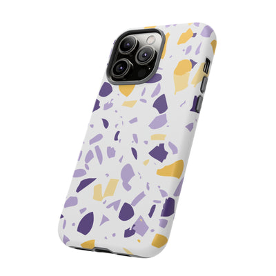 The Yellow & Purple Terrazzo | Phone Case