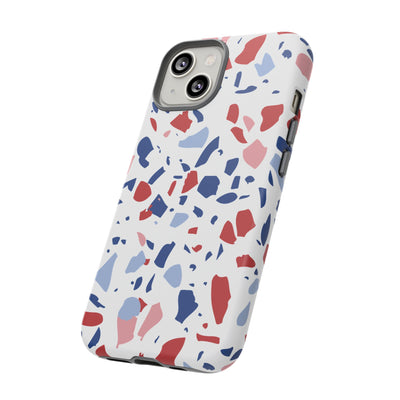 The Red & Royal Terrazzo | Phone Case