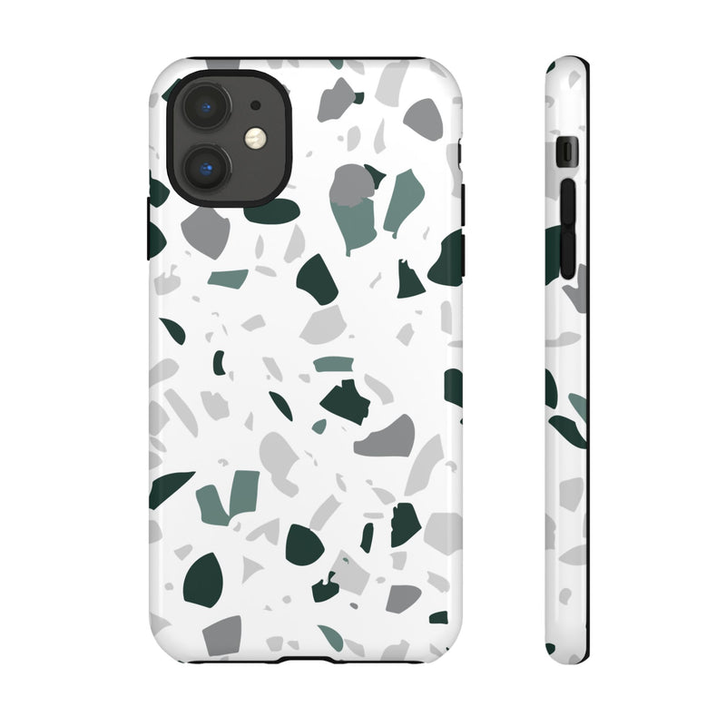 The Green & Grey Terrazzo | Phone Case