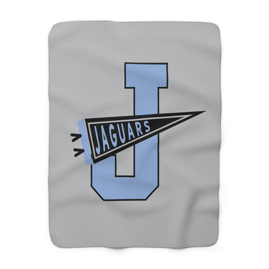 The Jaguars Pennant | Sherpa Fleece Blanket