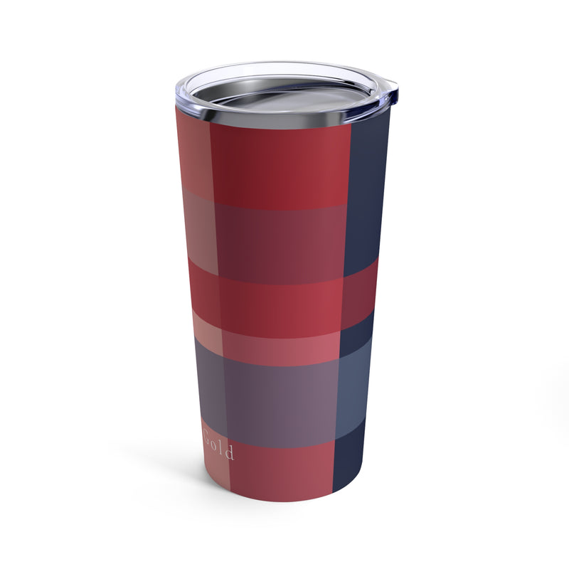 The Red & Blue Plaid | Tumbler 20oz