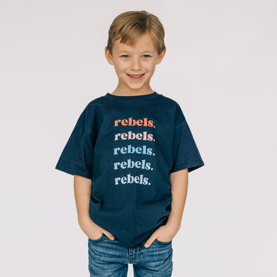 The Rebels Repeat | Navy Toddler Tee