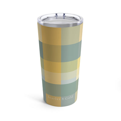 The Green & Gold Plaid | 20oz Tumbler