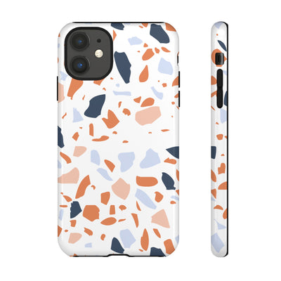 The Orange & Blue Terrazzo | Phone Case