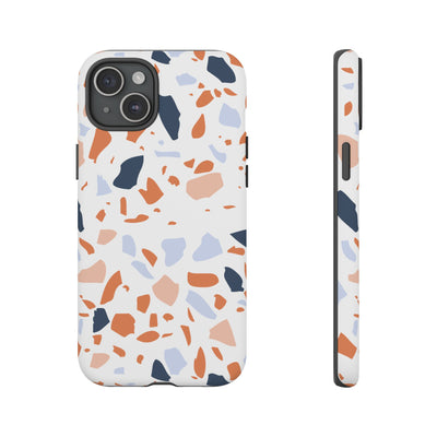 The Orange & Blue Terrazzo | Phone Case