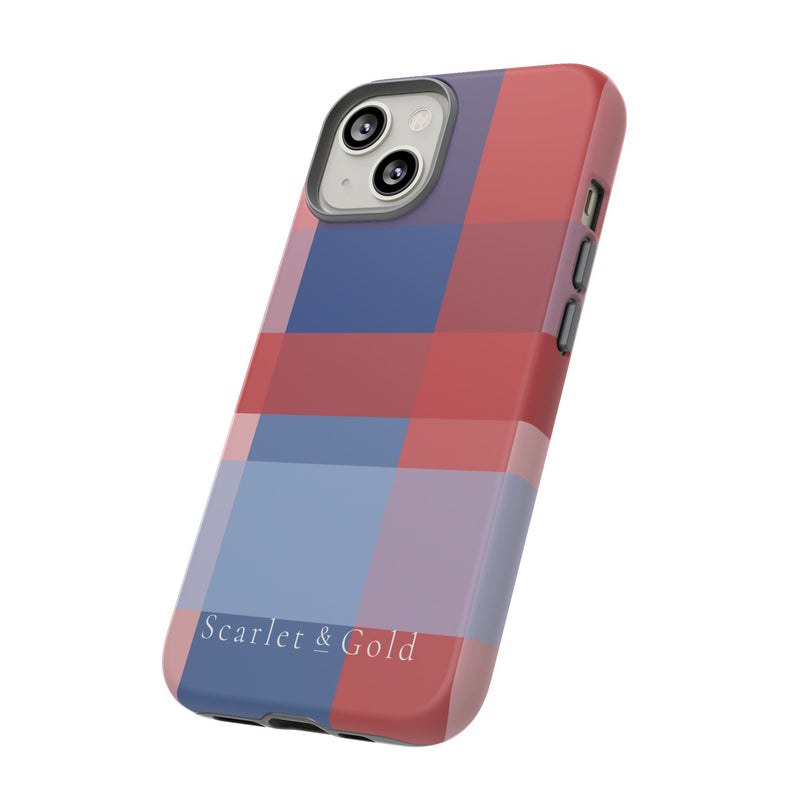 The Red & Royal Plaid | Phone Case