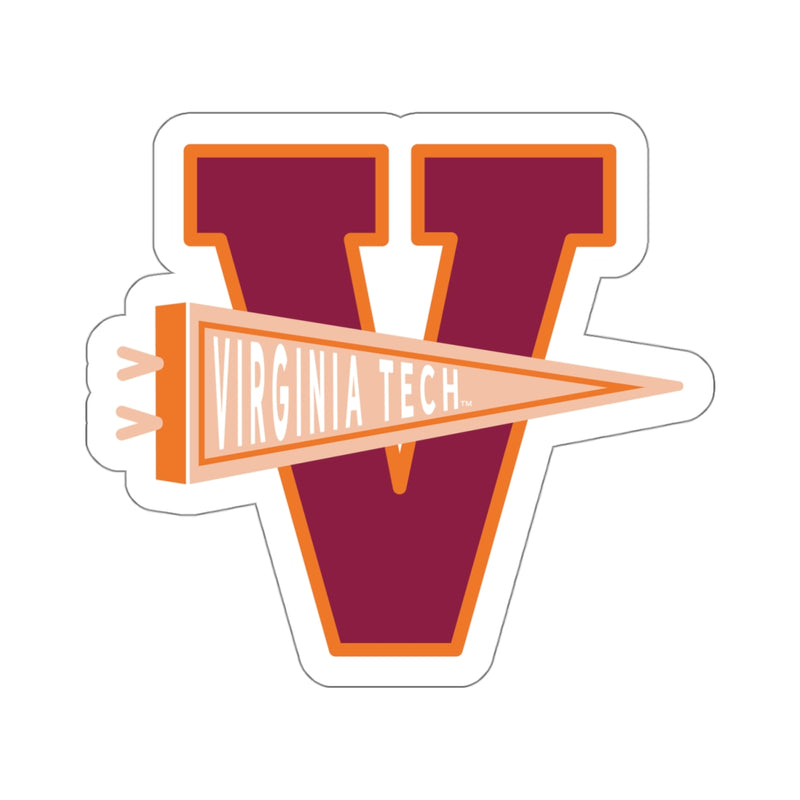 The Virginia Tech Pennant | Sticker