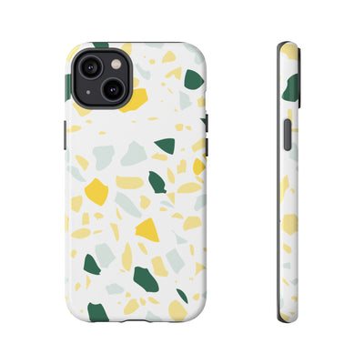 The Green & Gold Terrazzo | Phone Case