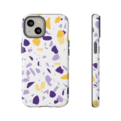 The Yellow & Purple Terrazzo | Phone Case