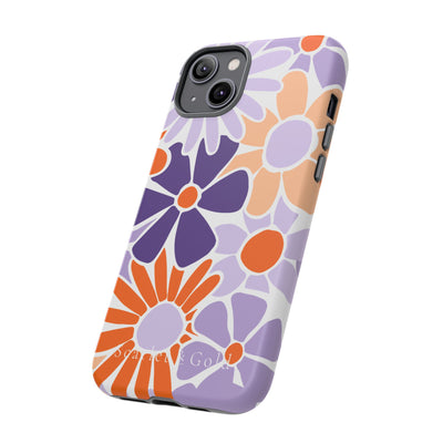 The Orange & Purple Floral | Phone Case