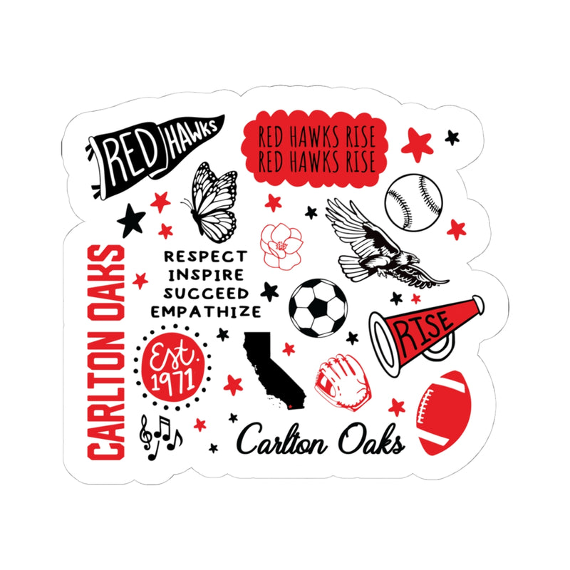 The All Things Red Hawks | Sticker