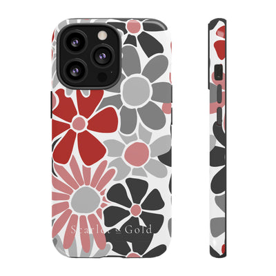 The Red & Black Floral | Phone Case