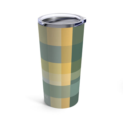 The Green & Gold Plaid | 20oz Tumbler