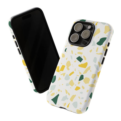 The Green & Yellow Terrazzo | Phone Case