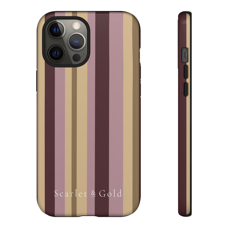 The Maroon & Gold Stripes | Phone Case