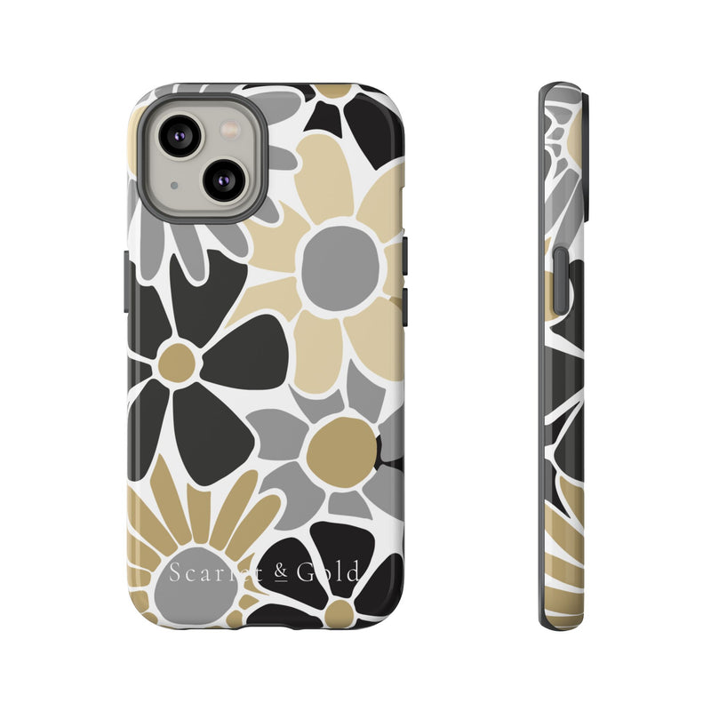 The Black & Gold Floral | Phone Case