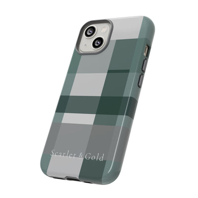 The Green & Grey Plaid | Phone Case