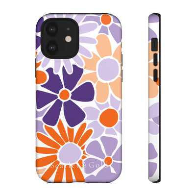 The Orange & Purple Floral | Phone Case