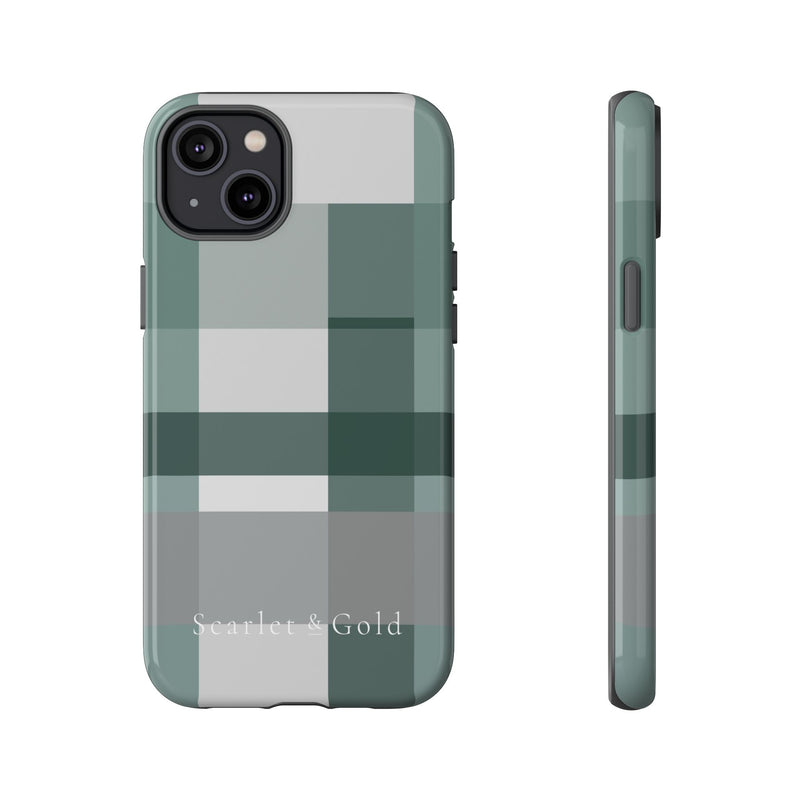 The Green & Grey Plaid | Phone Case