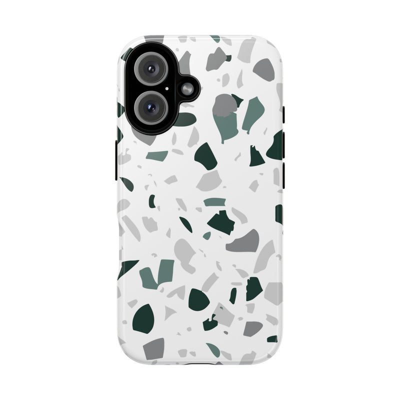 The Green & Grey Terrazzo | Phone Case