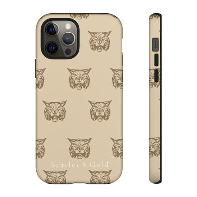 The Gold Bobcats Head Repeat | Phone Case