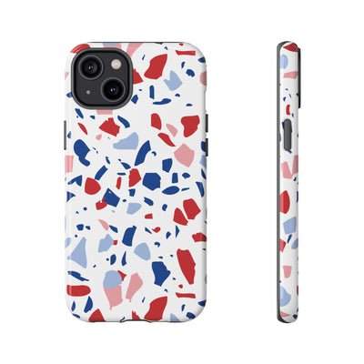 The Red & Royal Terrazzo | Phone Case