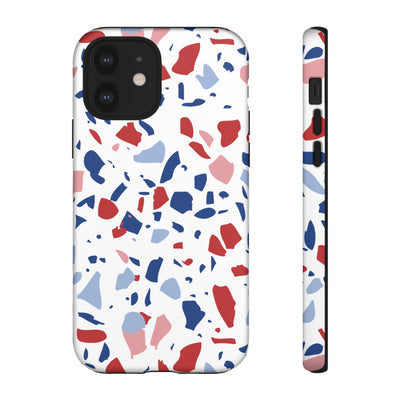 The Red & Royal Terrazzo | Phone Case