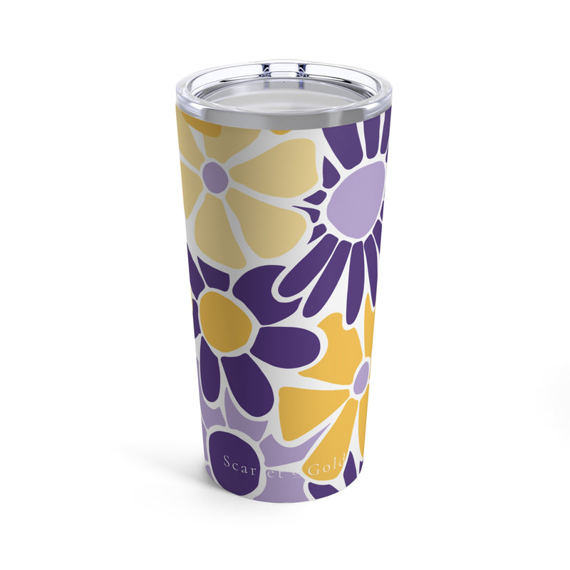 The Yellow & Purple Floral | Tumbler 20oz