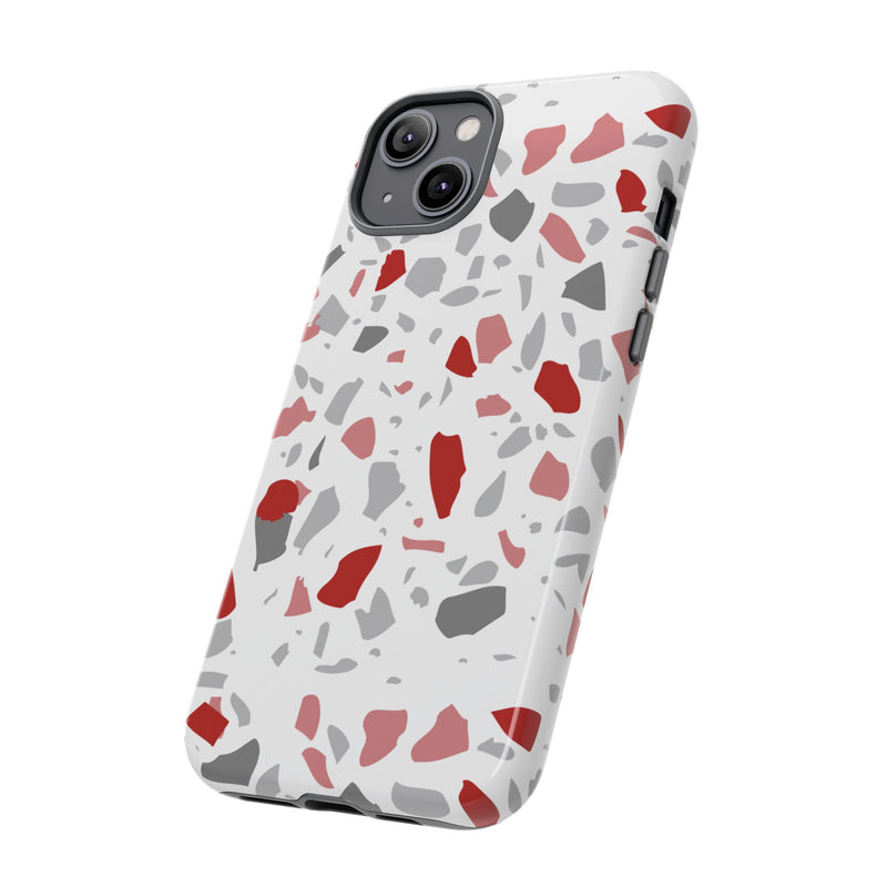 The Red & Black Terrazzo | Phone Case