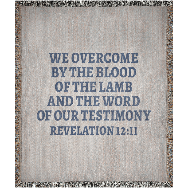 The By the Blood of the Lamb | Woven Blanket