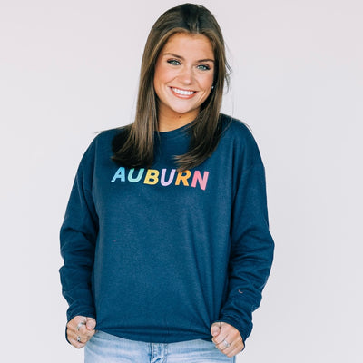 The Auburn Multi | Navy Sweatshirt