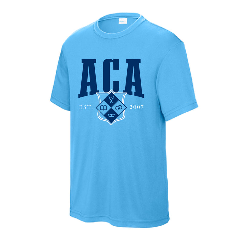 The ACA Est | Carolina Blue Youth Performance Tee