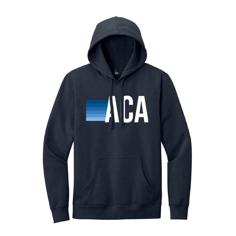 The ACA Stripes | Navy Hooded Sweatshirt