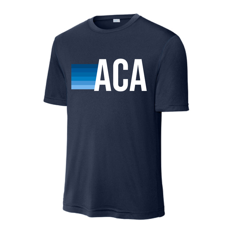 The ACA Stripes | True Navy Performance Tee