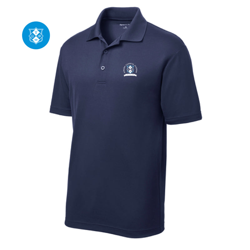 The ACA Logo | Embroidered True Navy Youth Polo