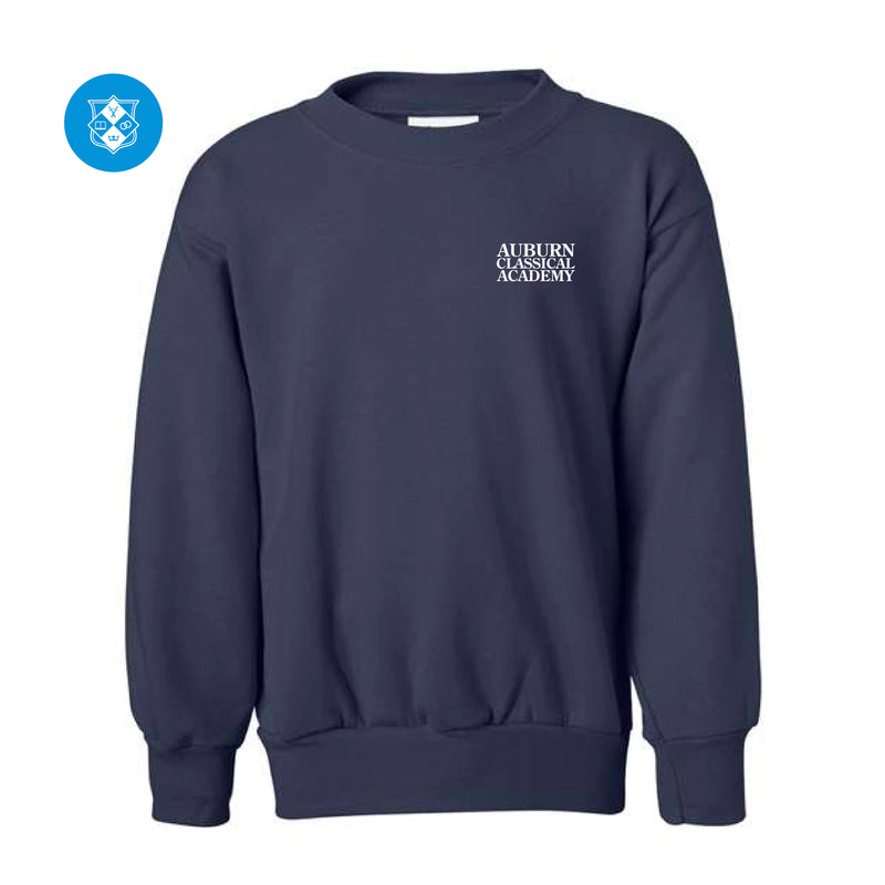 The ACA Uniform | Navy Youth Crewneck