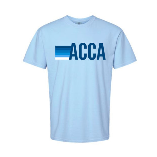 The ACCA Stripes | Adult Hydrangea Tee