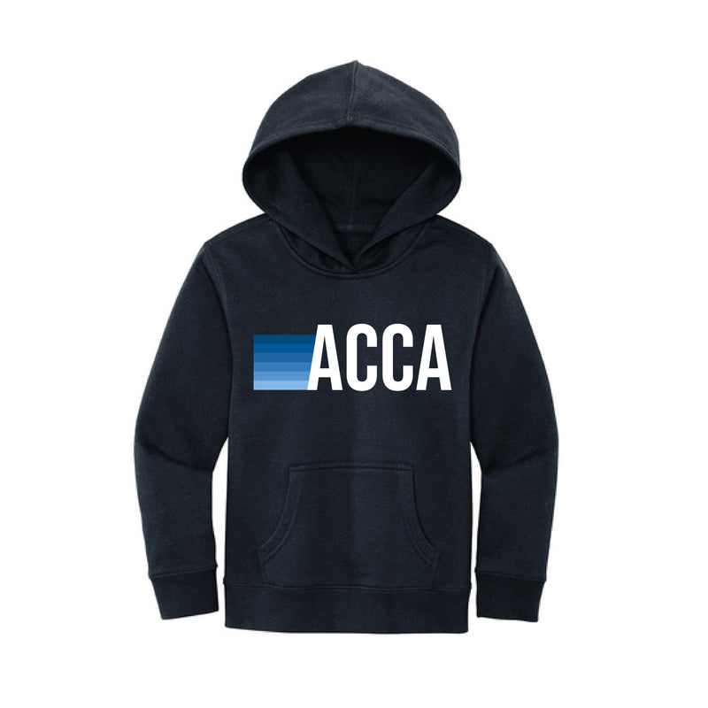 The ACCA Stripes | Youth New Navy Fleece Hoodie