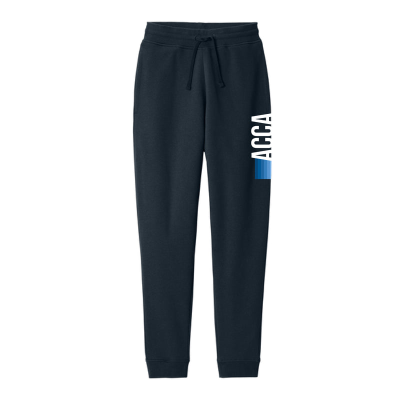 The ACCA Stripes | Adult New Navy Fleece Jogger