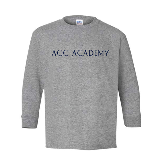 The ACC Academy | Youth Sport Grey Long Sleeve Tee