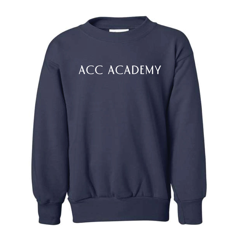 The ACC Academy | Youth Navy Crewneck Sweatshirt