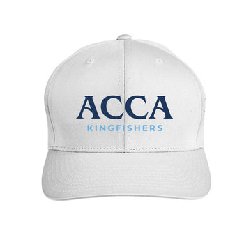 The ACCA Logo | Youth Embroidered White Performance Cap
