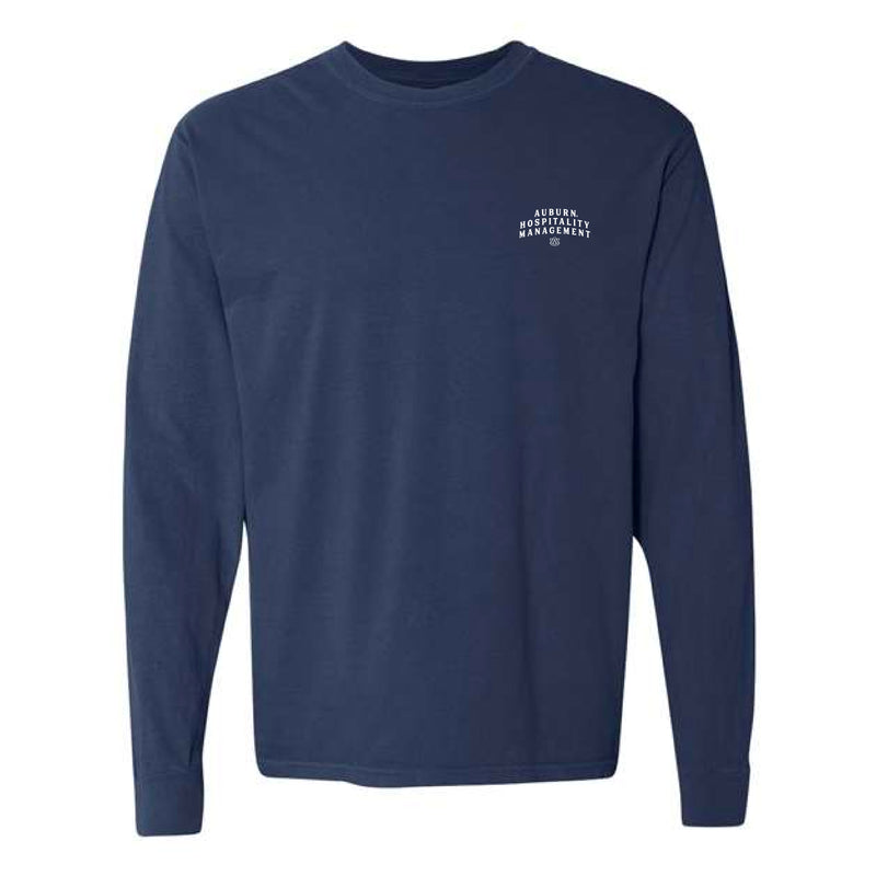 The AHM Building | Adult True Navy Long Sleeve Tee