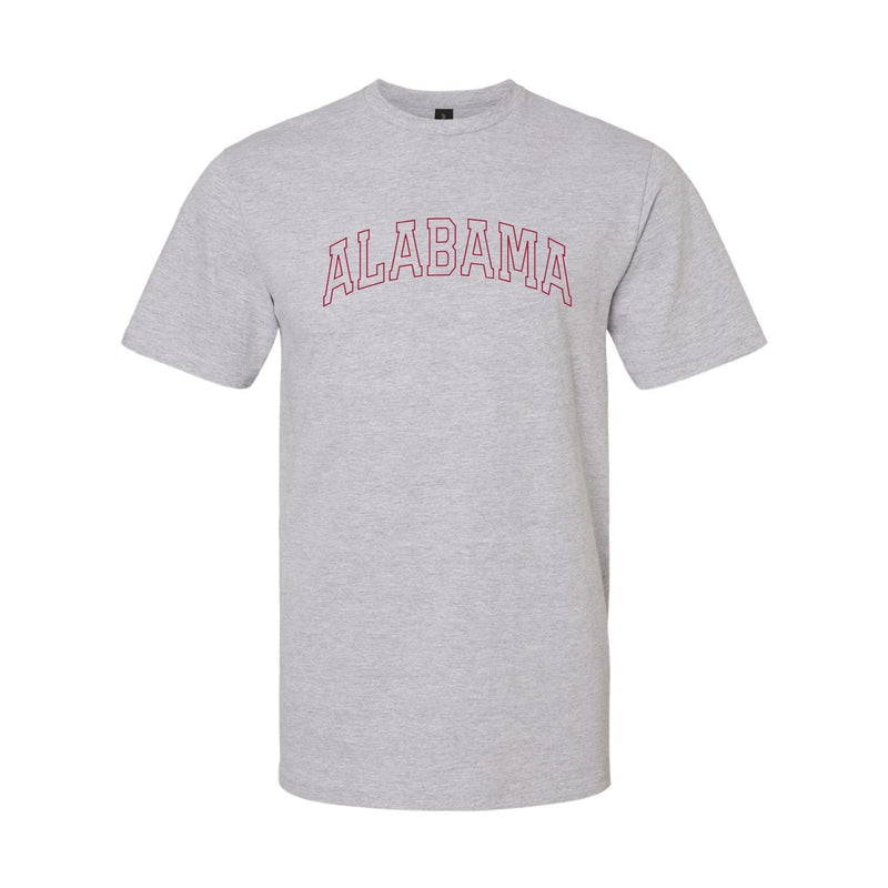 The Alabama Arch Outline | Grey Tee