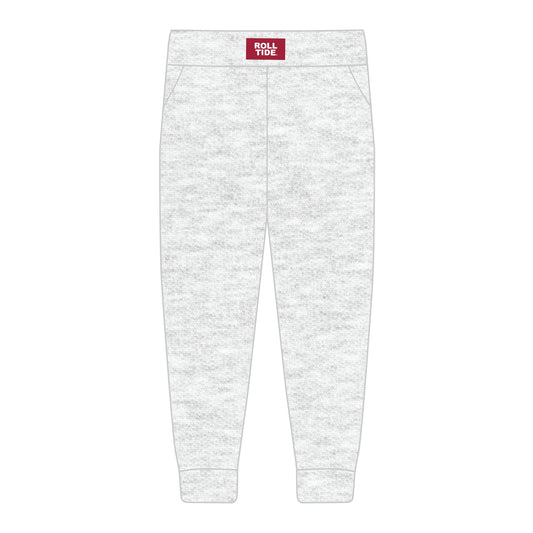 The Becca Joggers Roll Tide Woven Label | Youth Ash